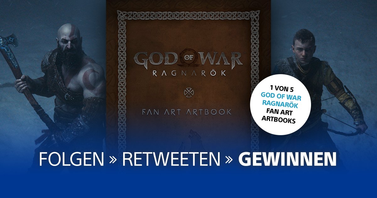 PlayStationDE's tweet photo. Schnappt euch das exklusive #GodofWarRagnarok Fan Artbook! 👏

Einfach folgen - retweeten - und mit etwas Glück gewinnen. 😎

TNB: https://t.co/DQWUlsl1yP https://t.co/s3UtT4aT3X