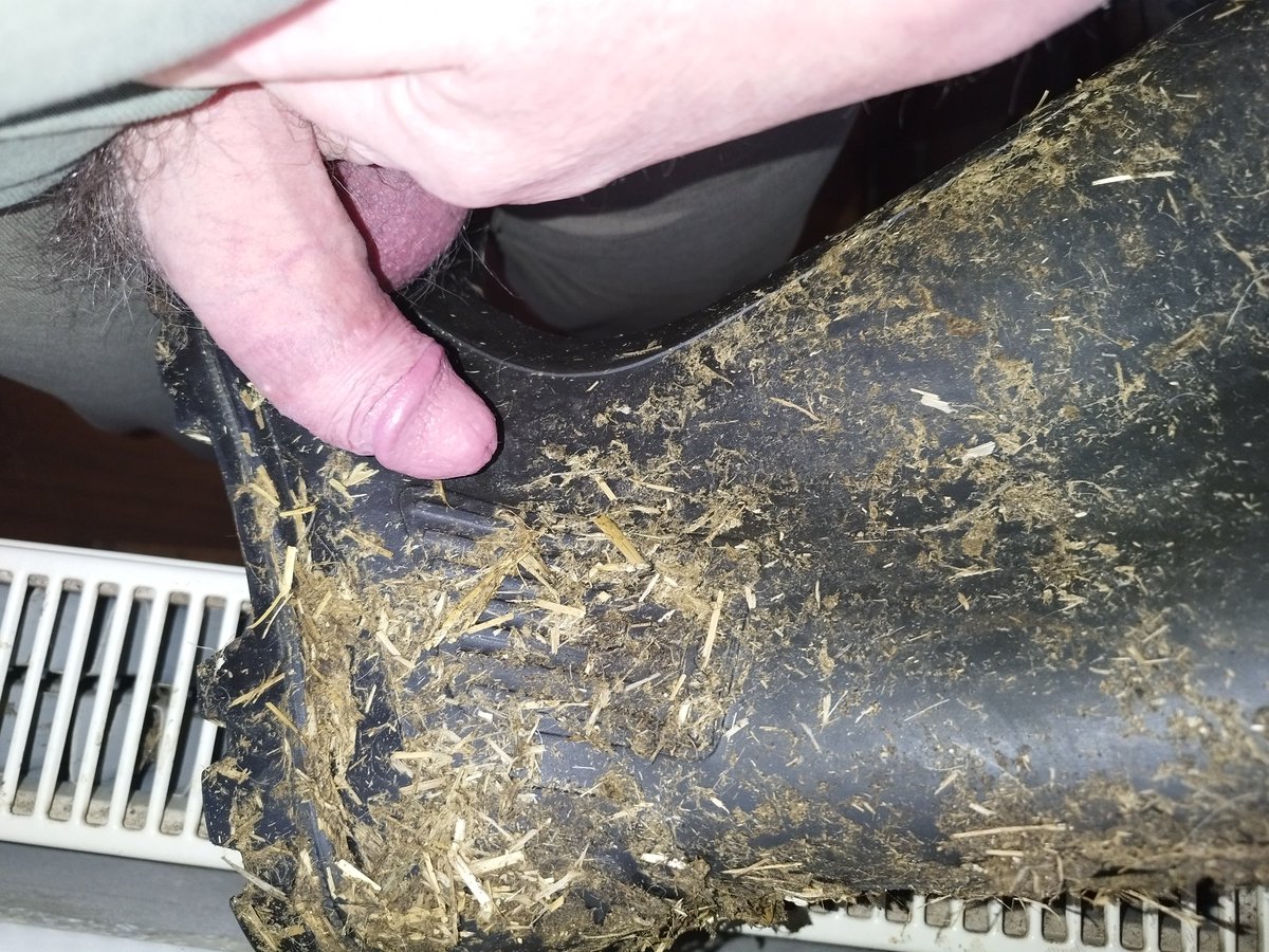 GummistiefelK's tweet photo. Zeigt her eure Kuhstall Stiefel 🤠🐄💩 mit Schwanz und Schweißsocken 🧦🧦😜😜 https://t.co/k8WX0wLxrq