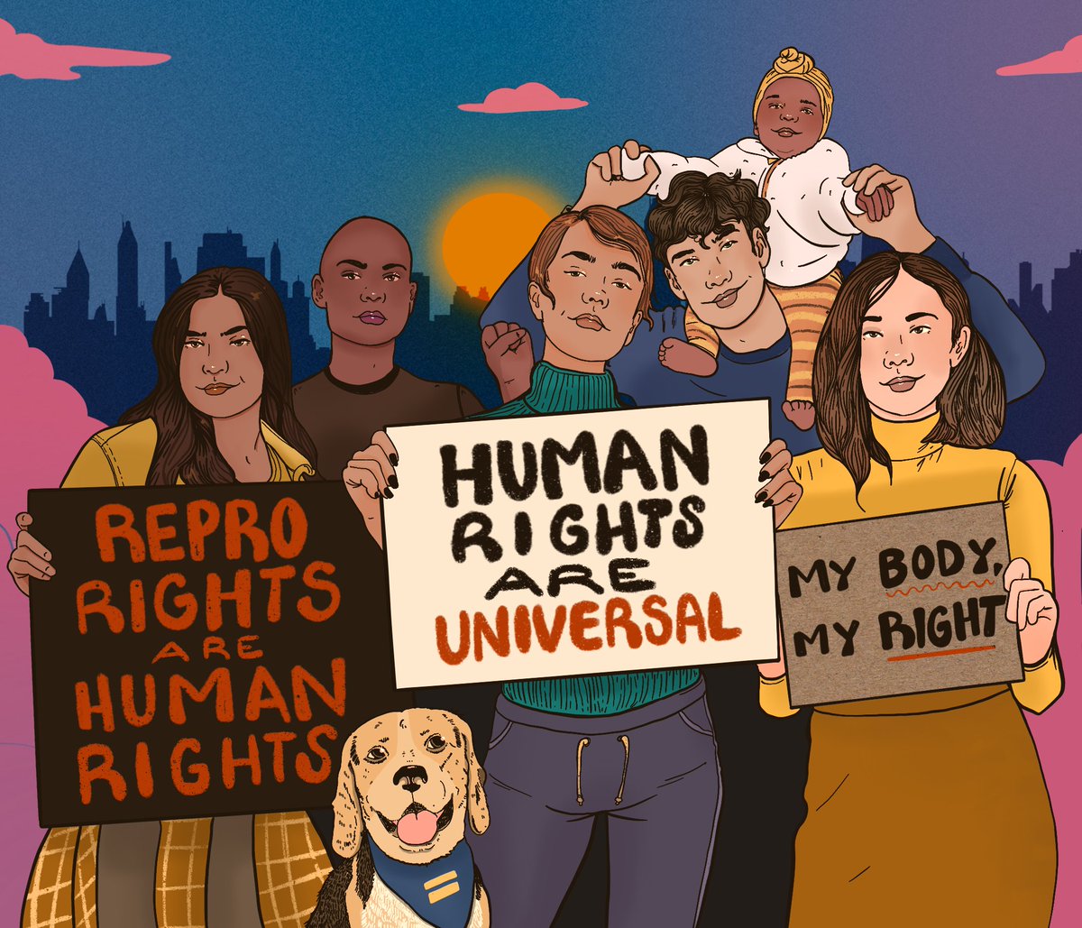 📣 Everyone should be able to make their own choices about their bodies—without violence or coercion—as a matter of human rights. Created with @UNFPA