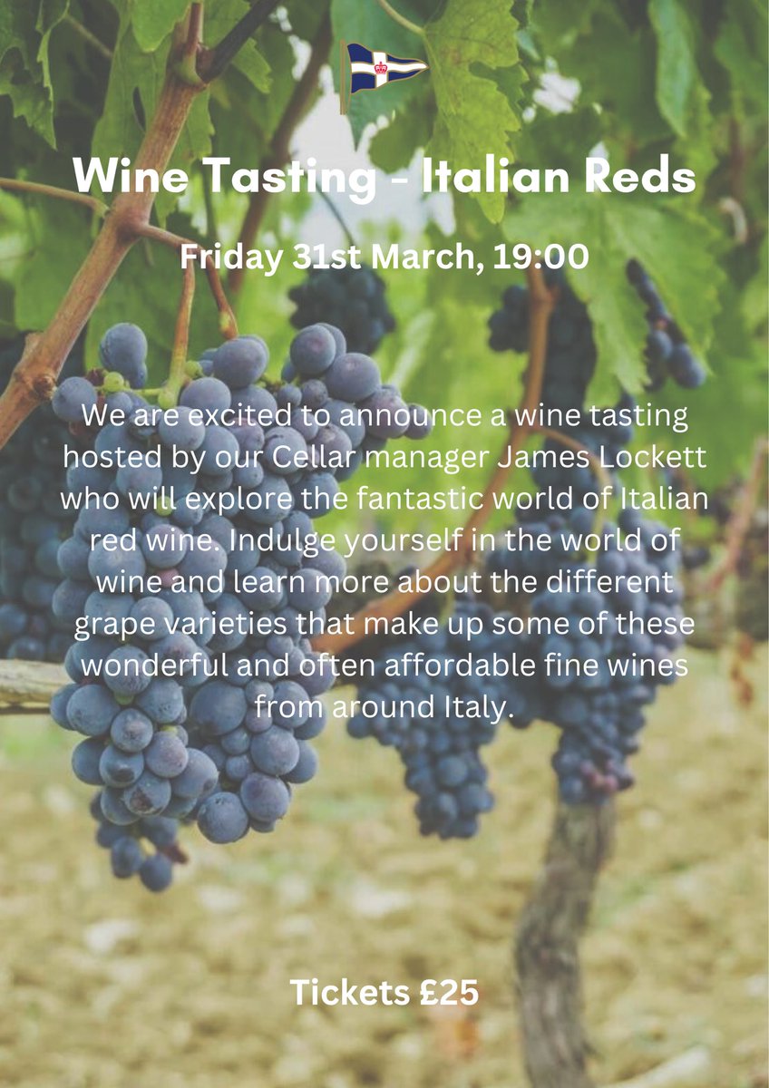 Upcoming events at our clubhouse! Book your tickets through our website royalthames.com