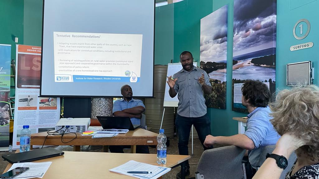 Institute For Water Research, RU (@waterresearchru) on Twitter photo ECWASA Springboard conference
Prof. Nelson Odume presented key findings from a preliminary study to stakeholders from <a href="/OfficialBCMM/">Buffalo City Metro Municipality</a>, Germany, and other collaborators.
<a href="/Rhodes_Uni/">Rhodes University</a> ECWASA Springboard conference
Prof. Nelson Odume presented key findings from a preliminary study to stakeholders from <a href="/OfficialBCMM/">Buffalo City Metro Municipality</a>, Germany, and other collaborators.
<a href="/Rhodes_Uni/">Rhodes University</a>