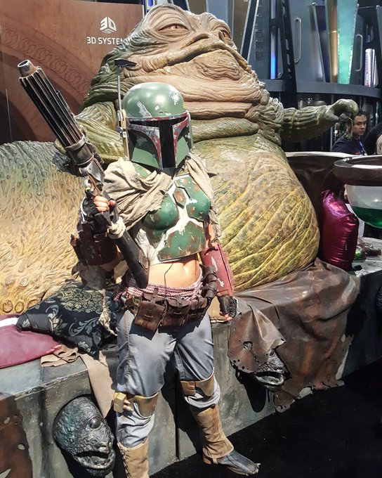 Just hanging with Jabba. So glad we have new episodes of the Mandalorian to look forward to now. https://t<a href="/tag/mandalorian"class="tags"><span>#mandalorian</span></a>