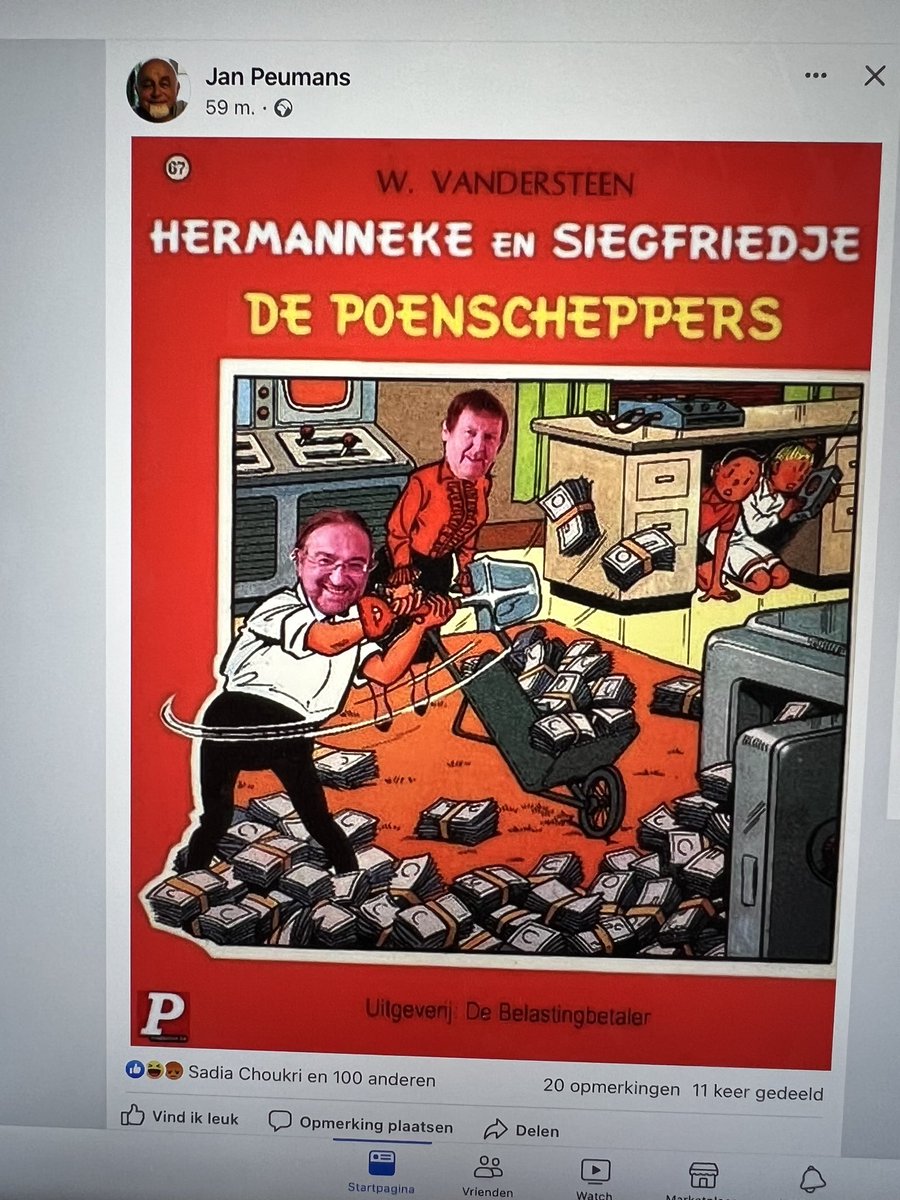 Intussen op Facebook: