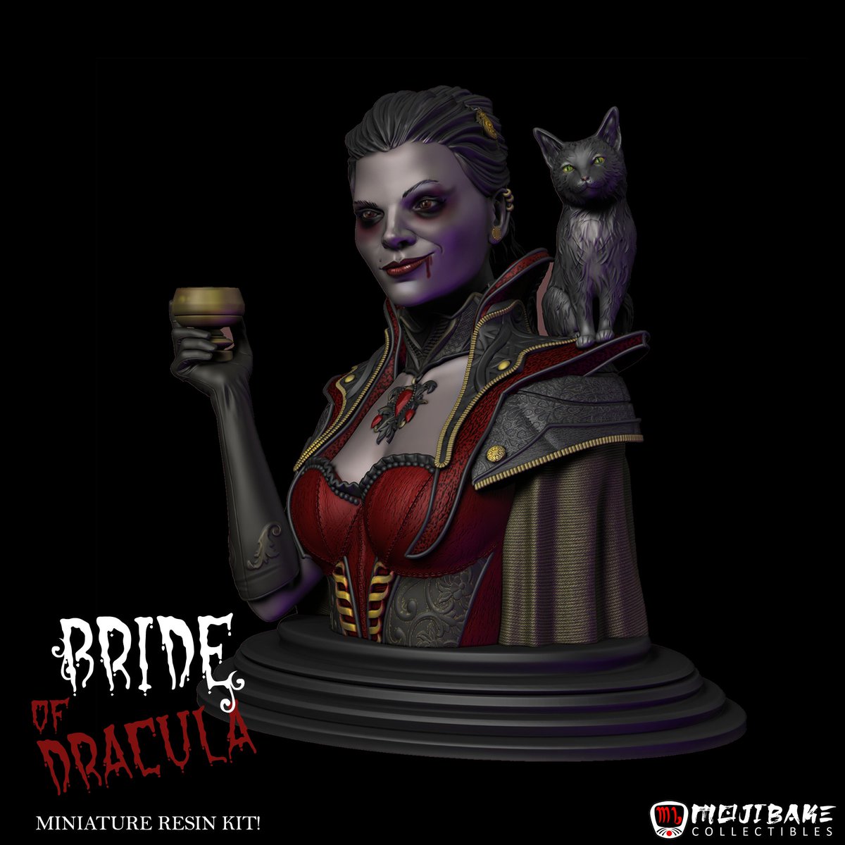 What do you think about the 𝐯𝐚𝐦𝐩𝐢𝐫𝐞 𝐥𝐨𝐫𝐞? 
❤️= I love 'em!
🧄= Not. My. Thing
We might add this 𝐁𝐫𝐢𝐝𝐞 𝐎𝐟 𝐃𝐫𝐚𝐜𝐮𝐥𝐚 resin bust to our shop...

#vampires #dracula #vampire #gothic #collectibles #figures #femalevampire