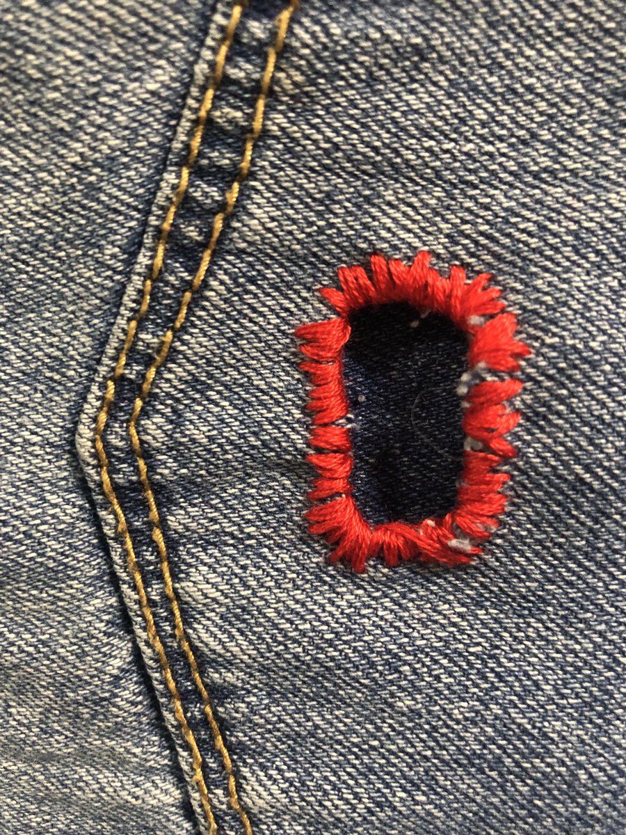 MariaMa07773407's tweet photo. Add interest, add years! Day #3. #mendmarch #mendmarch2023 #repairclothes #lovedclotheslast https://t.co/pv6qRtUAjg