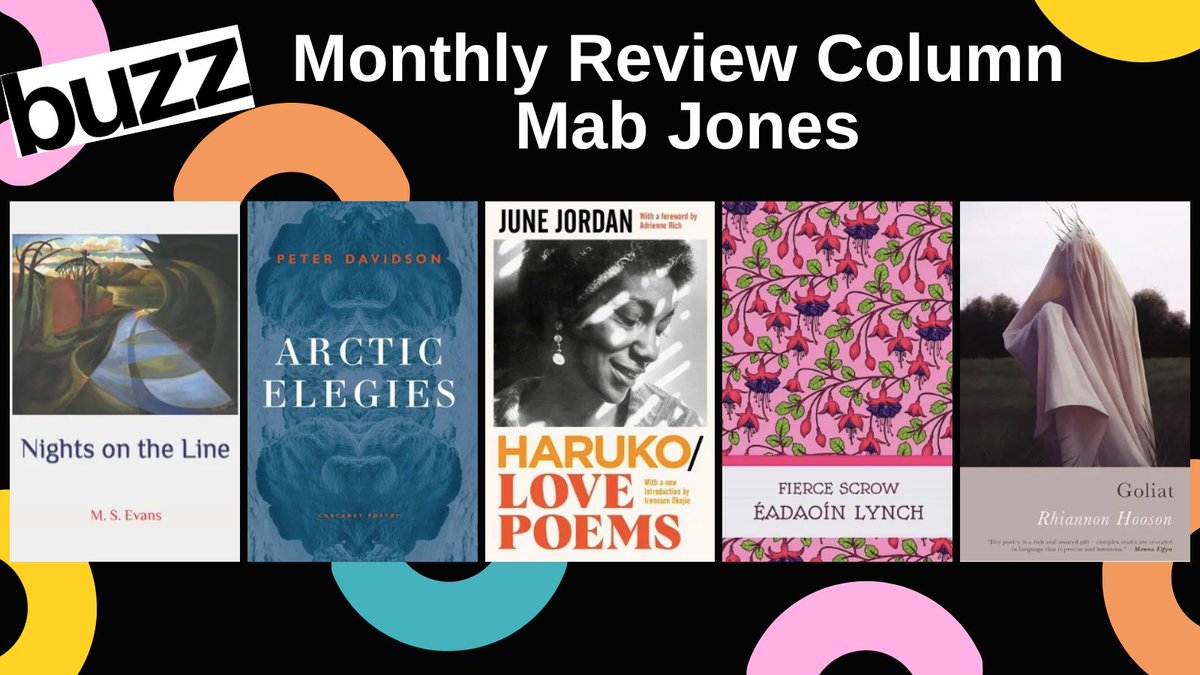 mabjones's tweet photo. Thanks to @BuzzMagWales for publishing my latest #poetry column, feat. reviews of @SeaNettleInk @blackboughpoems #PeterDavidson @Carcanet @eadaoinlynch @nine_pens #JuneJordan @serpentstail #RhiannonHooson @SerenBooks
https://t.co/71IutOJsBb https://t.co/Wyy41aVKmI