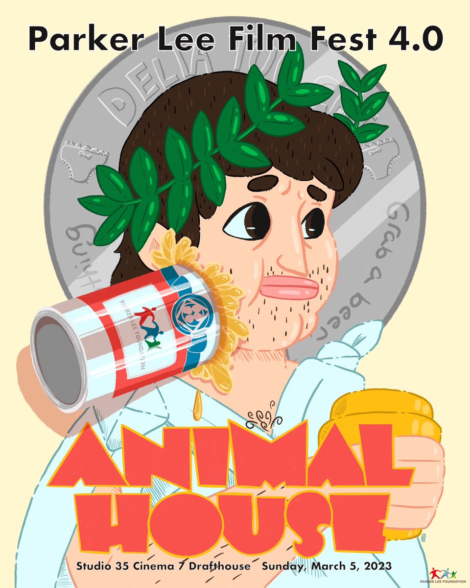 PLFoundation's tweet photo. Parker Lee Film Fest 4.0 featuring Animal House Sunday 3/5 at @Studio35. Tickets available on the Studio 35 website. Beer tasting and movie along with a great fundraising experience https://t.co/np03QEZeli