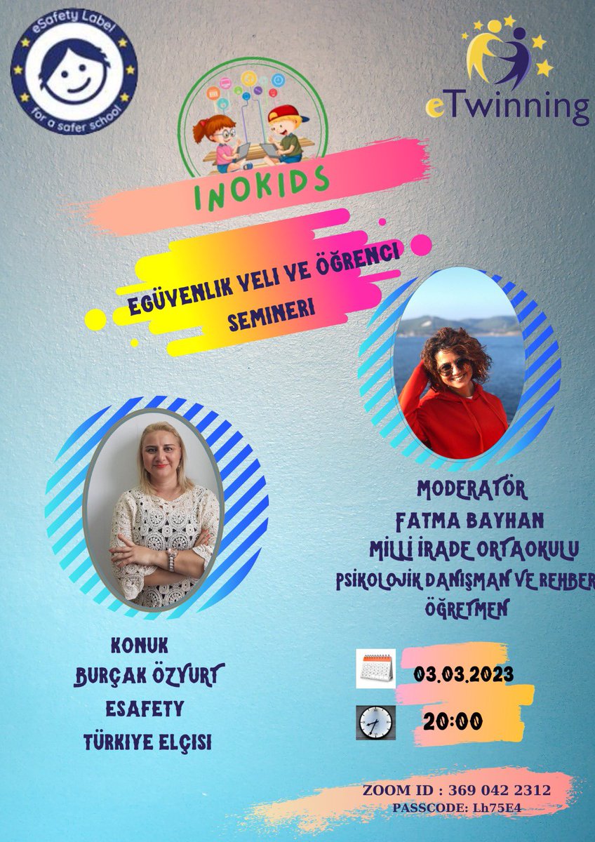 Akşamki webinarımıza herkesi bekliyoruz <a href="/EsafetyT/">eSafety Label Türkiye</a> <a href="/burcakARGE/">BURÇAK ÖZYURT</a> <a href="/eTwinningDestek/">eTwinning Projects Dissemination</a> <a href="/tretwinning/">eTwinning Türkiye</a> <a href="/OrduARGE/">OrduARGE52</a> <a href="/Ordu_MEM/">Ordu İl Millî Eğitim Müdürlüğü</a> <a href="/sahinerkut/">Erkut ŞAHİN</a> @Neslihanabbasog <a href="/YagdiranFirat/">FIRAT YAĞDIRAN</a> <a href="/bekyurek/">ONUR BEKYÜREK</a> <a href="/altinordu_mem/">Altınordu İlçe Milli Eğitim Müdürlüğü</a>
