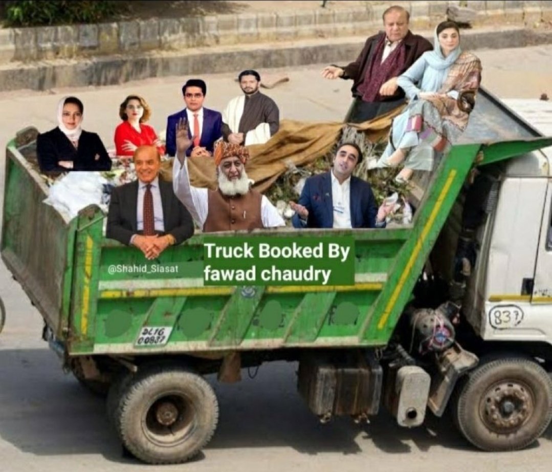 SiyasiHalchal's tweet photo. 😃😃😃
@fawadchaudhry 
فواد بھائی ٹرک تو بک کر لیا تھا ، ساتھ بلدیا والوں کو فون بھی کر دیتے آپ، تو کم از کم کچرہ کوڑے دان میں جاتا۔ ایسے باہر پھرے گا یہ ٹرک تو بدبو پھیلے گی کچرے کی۔

#باجوہ_کی_لاڈلی_مریم
#بلو_رانی
#شوباز
#مافیاز
#pdmexposed https://t.co/gwwfQLoY45