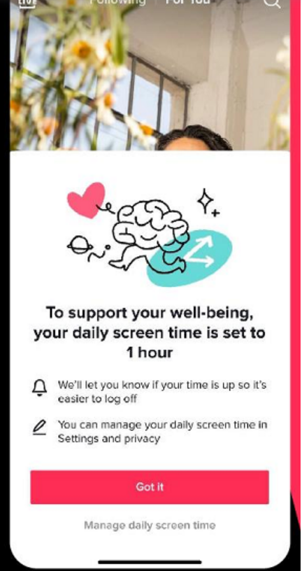 منصة تيك توك أعلنت خلال الأيام القادمة سيمسح للمستخدم استخدام البرنامج لمدة 60 دقيقة فقط التحديث يشمل للحسابات 18 من سنة فقط 
#تسويق