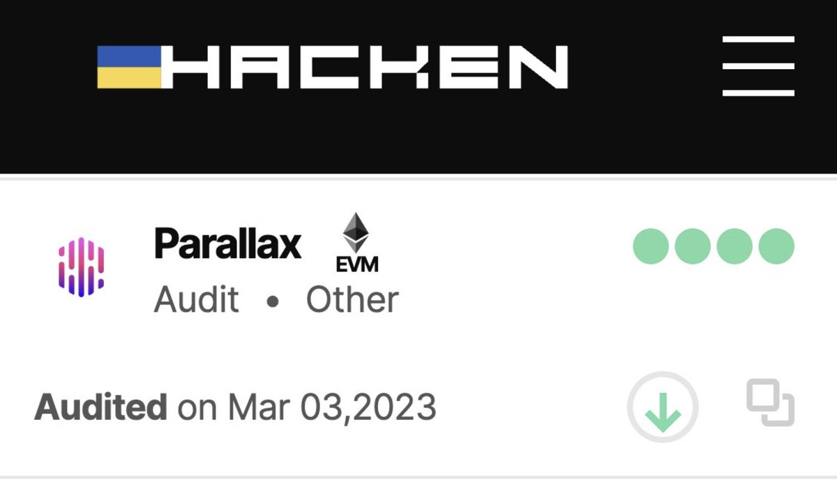 parallaxfin's tweet image. 👀@hackenclub

We settle for nothing less than a 10/10.