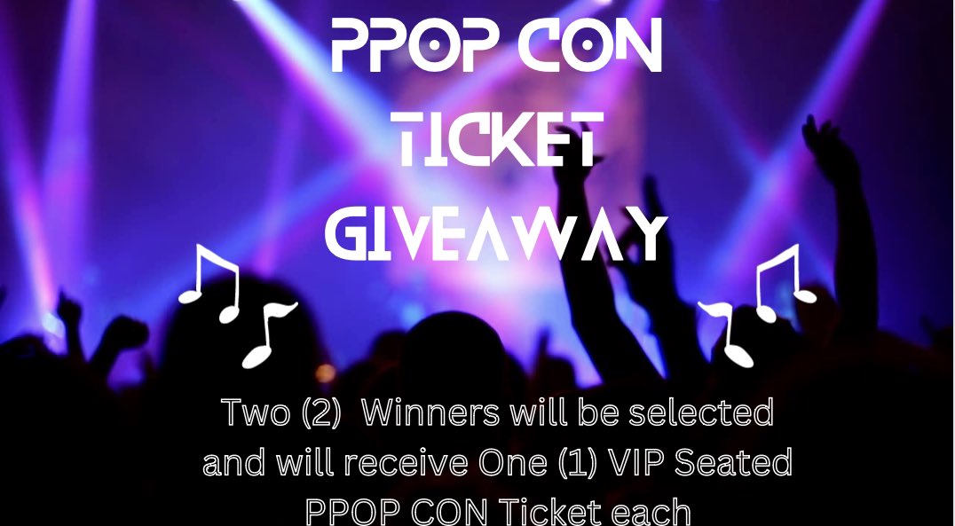 Tasha24__'s tweet photo. PPOP Con Ticket Giveaway🎟️

2 winners will get a chance to win one (1) VIP Seated tix each to Ppop Con on March 19. 

Mechanics will be posted tomorrow March 4, 11:00am✨ https://t.co/aST6v1E3ss
