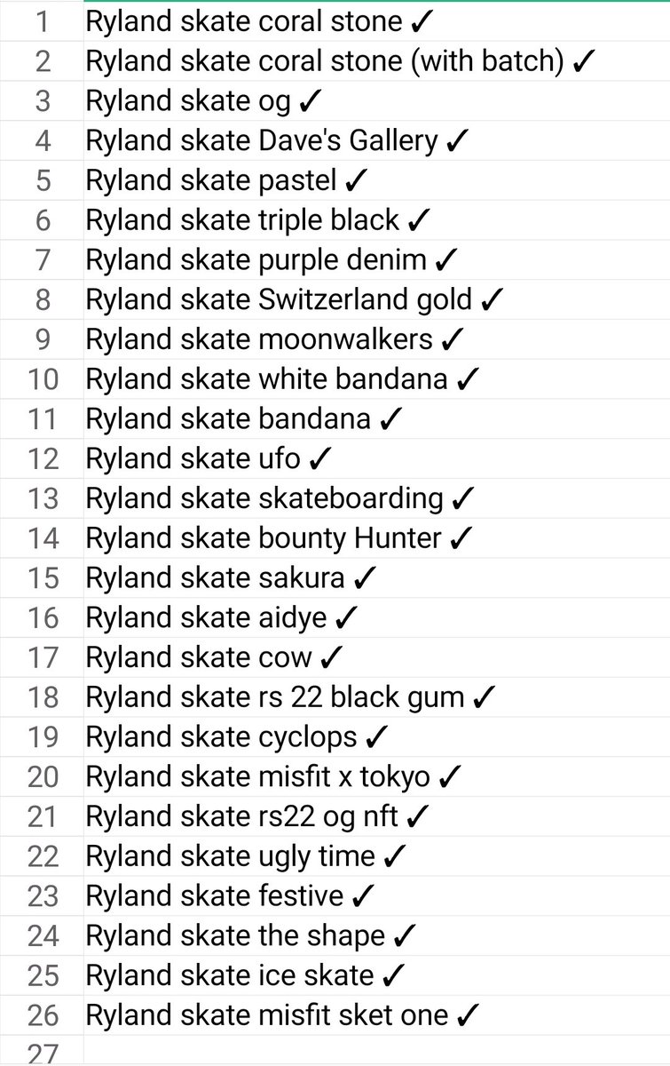 aglet_qwt's tweet photo. Full collection of ryland skates ✓
(All released to date) ⭐⭐🥵 @JoeRyland @AgletApp #agletapp #agletjapan #agletukraine https://t.co/hTABGVMnfc