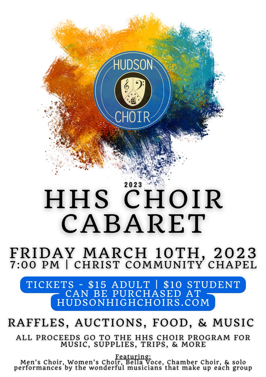 Hudson High School Music Association tweet media