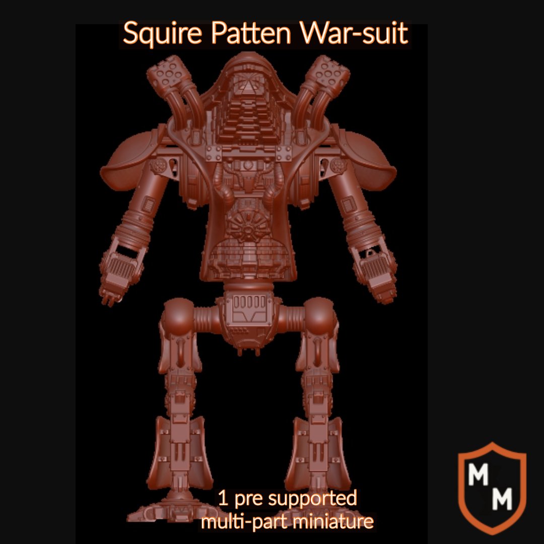 MurraysMinis's tweet photo. the squire war-suit went live on @MyMiniFactory if anyone is interest a free copy for the files for a review please drop me a line! https://t.co/iOwYxkUKBr
#3dprinting #miniaturepainting https://t.co/qswCDzRT1I