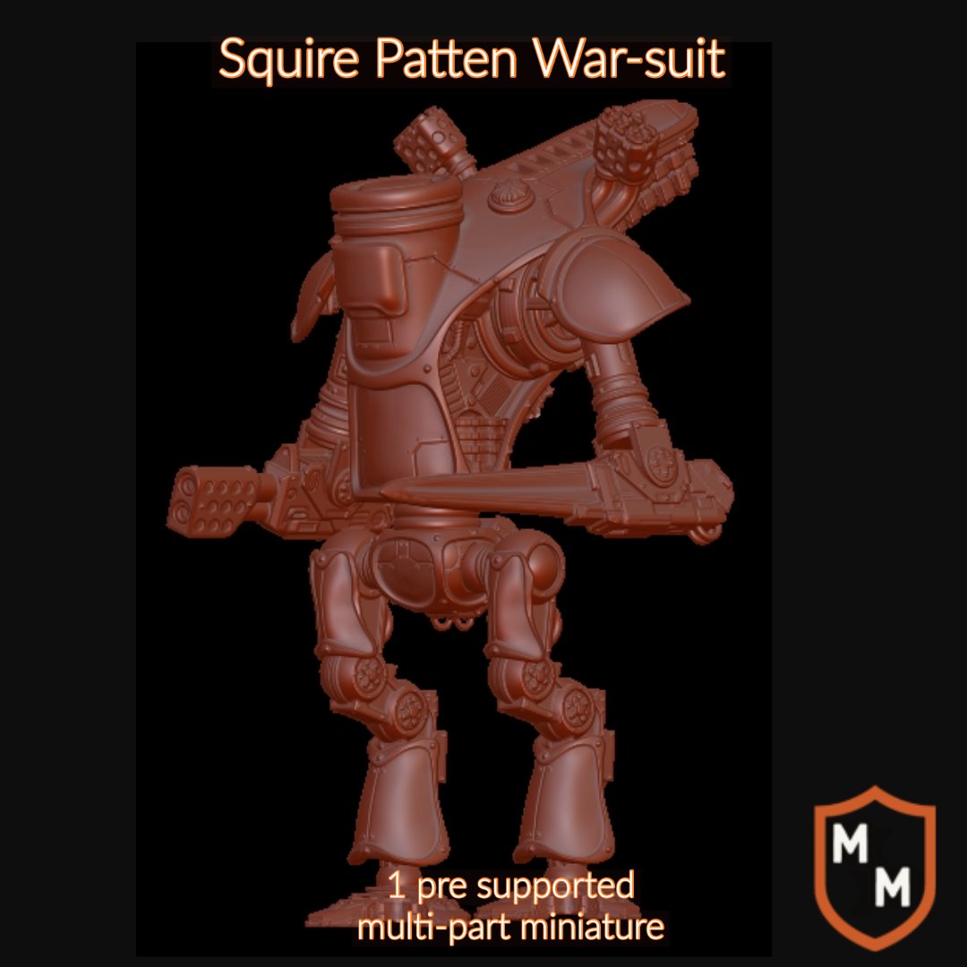 MurraysMinis's tweet photo. the squire war-suit went live on @MyMiniFactory if anyone is interest a free copy for the files for a review please drop me a line! https://t.co/iOwYxkUKBr
#3dprinting #miniaturepainting https://t.co/qswCDzRT1I