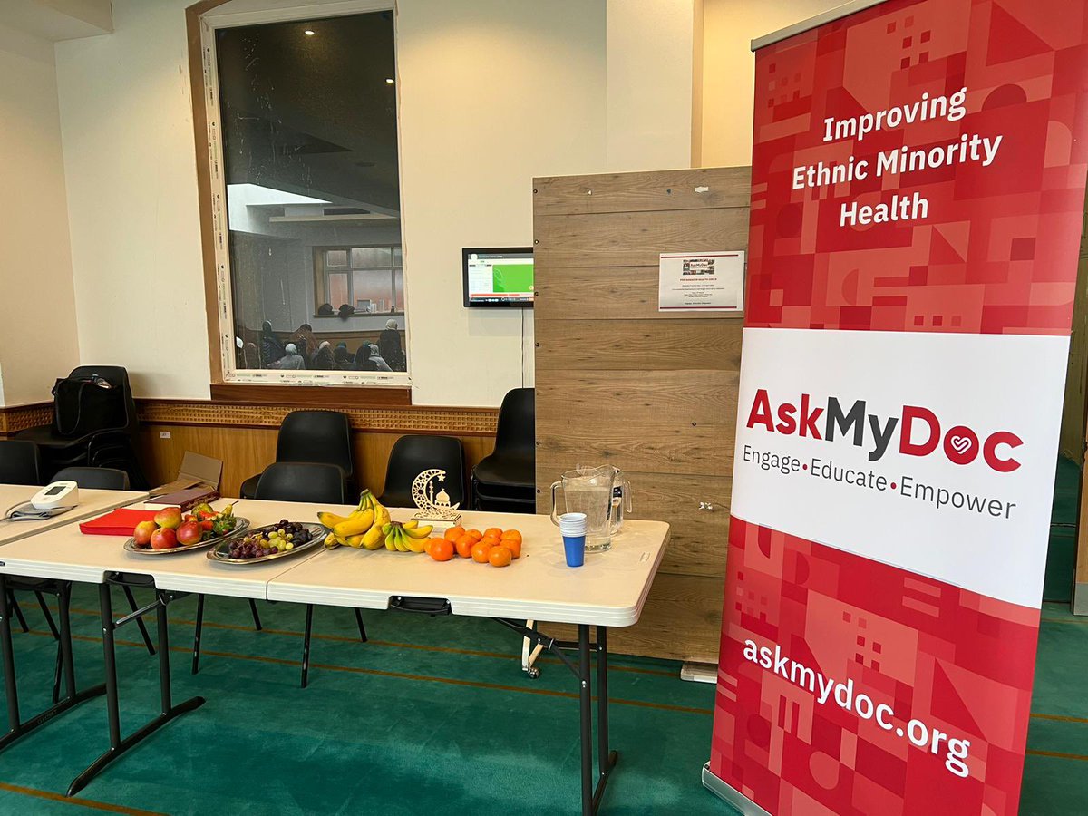 enamhaque31's tweet image. All set for our @askmydocuk health check for women at @didsburymosque 

Delighted to have our year 2 medical students attending to support the work. This is our first ever CEPA 2 sign up, an opportunity for students to support the local community.
#ServiceLearning @Medicine_UoM
