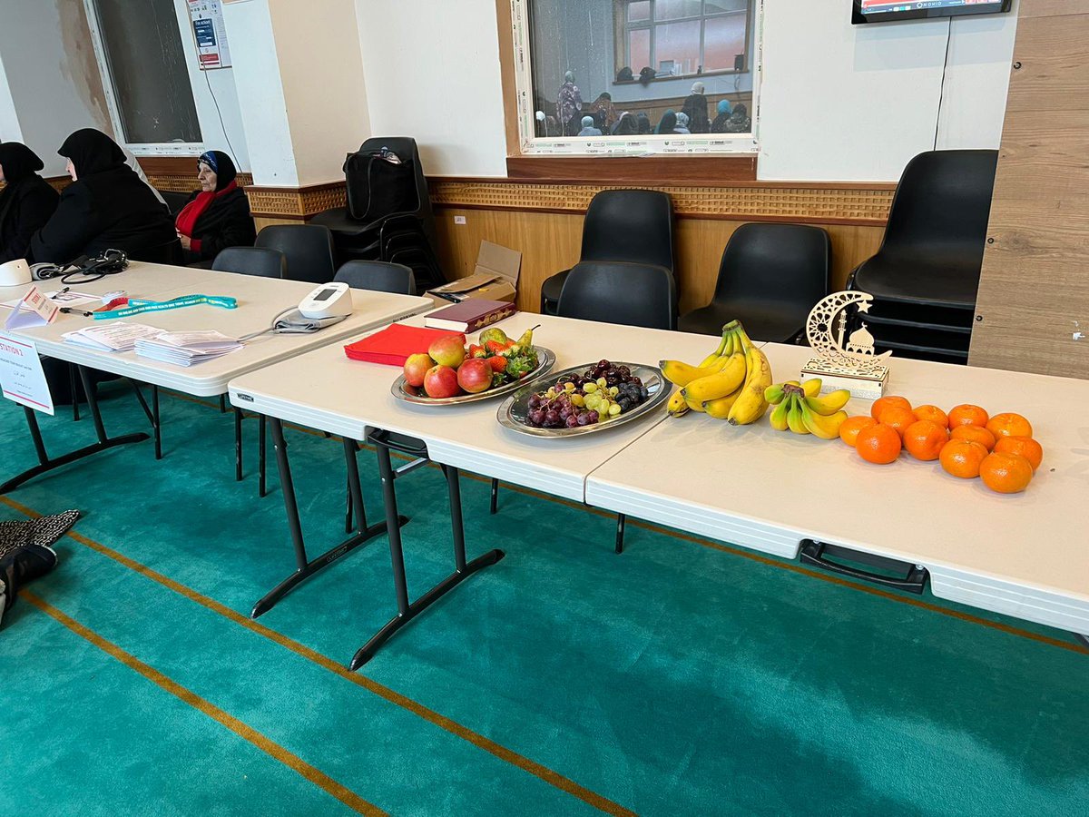 All set for our <a href="/askmydocuk/">AskMyDoc</a> health check for women at <a href="/didsburymosque/">Didsbury Mosque</a> 

Delighted to have our year 2 medical students attending to support the work. This is our first ever CEPA 2 sign up, an opportunity for students to support the local community.
#ServiceLearning <a href="/Medicine_UoM/">Medicine at UoM</a>