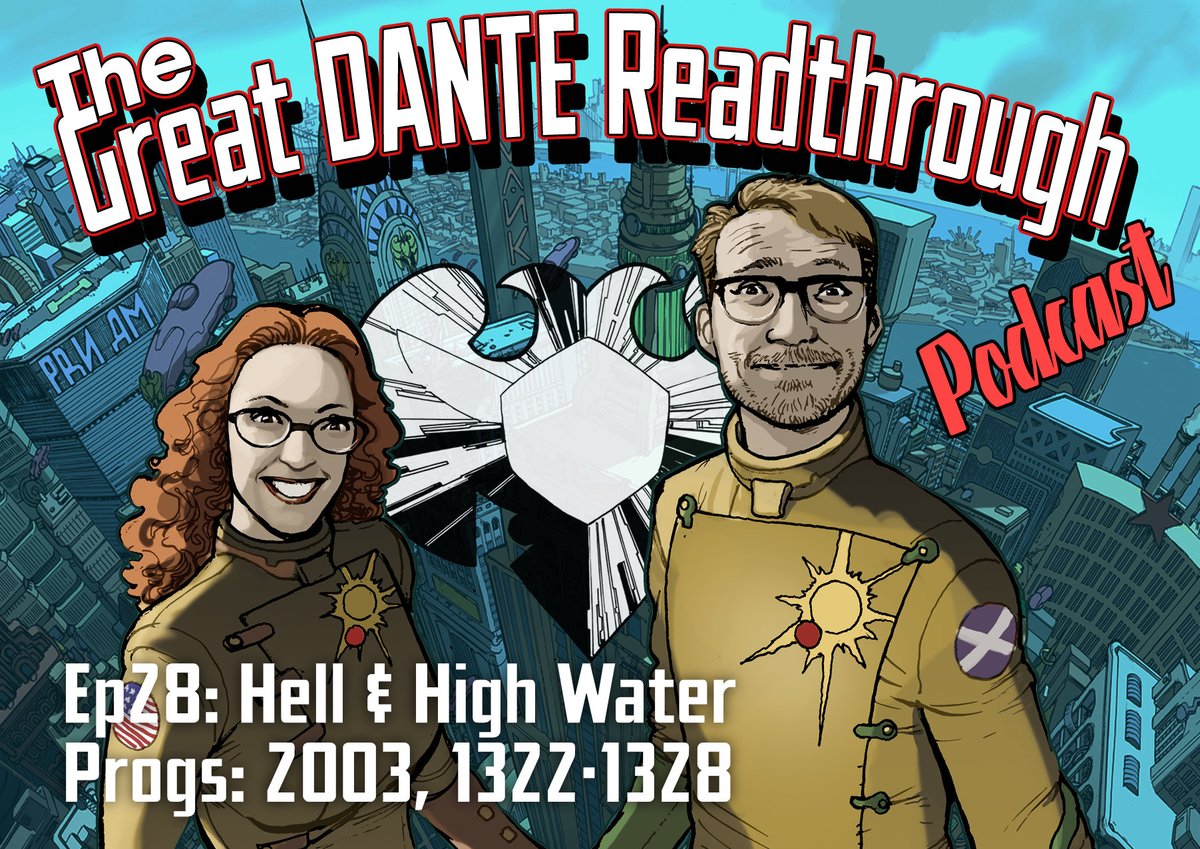 PodTgdr's tweet photo. We did it! The return of part 2 of @PodTgdr season 2. @simonfraser &amp; @EdieHelena literally lost sleep over this one, so we're guilting you into listening...but not as much as Dante guilt trips his mum in this story! @2000AD #nikolaidante #2000ad  https://t.co/8wdrds65of https://t.co/YjZNy9cjXC