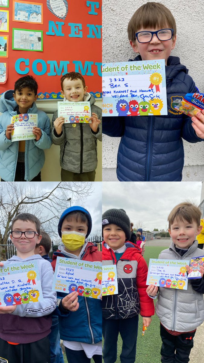 nenaghcns's tweet photo. Pupil of the Month and Principal Award recipients for February. Well done everyone 🏆 Congratulations to the winners of the well-being colouring competition
@tipperaryetb #ETBethos #EthosWeek #EthosDay #LáETB https://t.co/urndZgbbP9