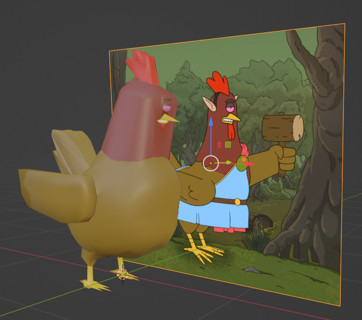 Krapopolis's tweet photo. #Krapopolis fan art Friday featuring: @StreamingRat 

He turned his Krap Chicken into a 3D model 🤯 https://t.co/EMjM8MXnN6