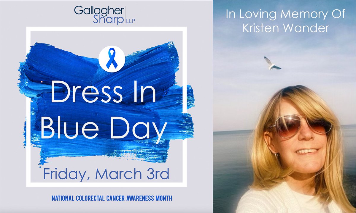 We are proudly supporting #DressInBlueDay in recognition of National Colorectal Cancer Awareness Month. The GS family lost our dear friend and longtime employee Kristen Wander in 2022 to colon cancer. In her memory we will wear blue and support the cause.