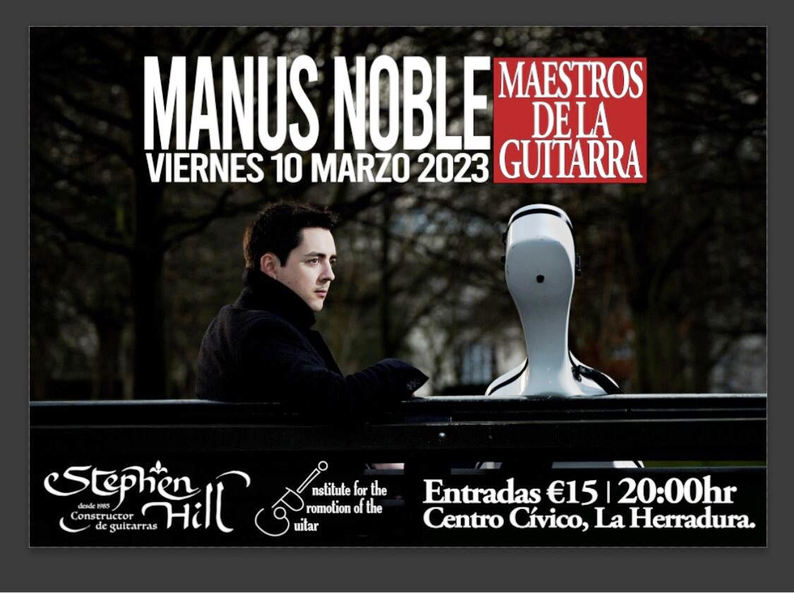 AlmunecarAyto's tweet photo. Viernes 10 de marzo a las 20:00 horas en el Centro Cívico de #LaHerradura Almuñécar #Almunecar @AlmunecarAyto el irlandés @manusnoble ofrecerá un concierto de #guitarra #guitar @Shillguitars https://t.co/cNbz4Z6nel