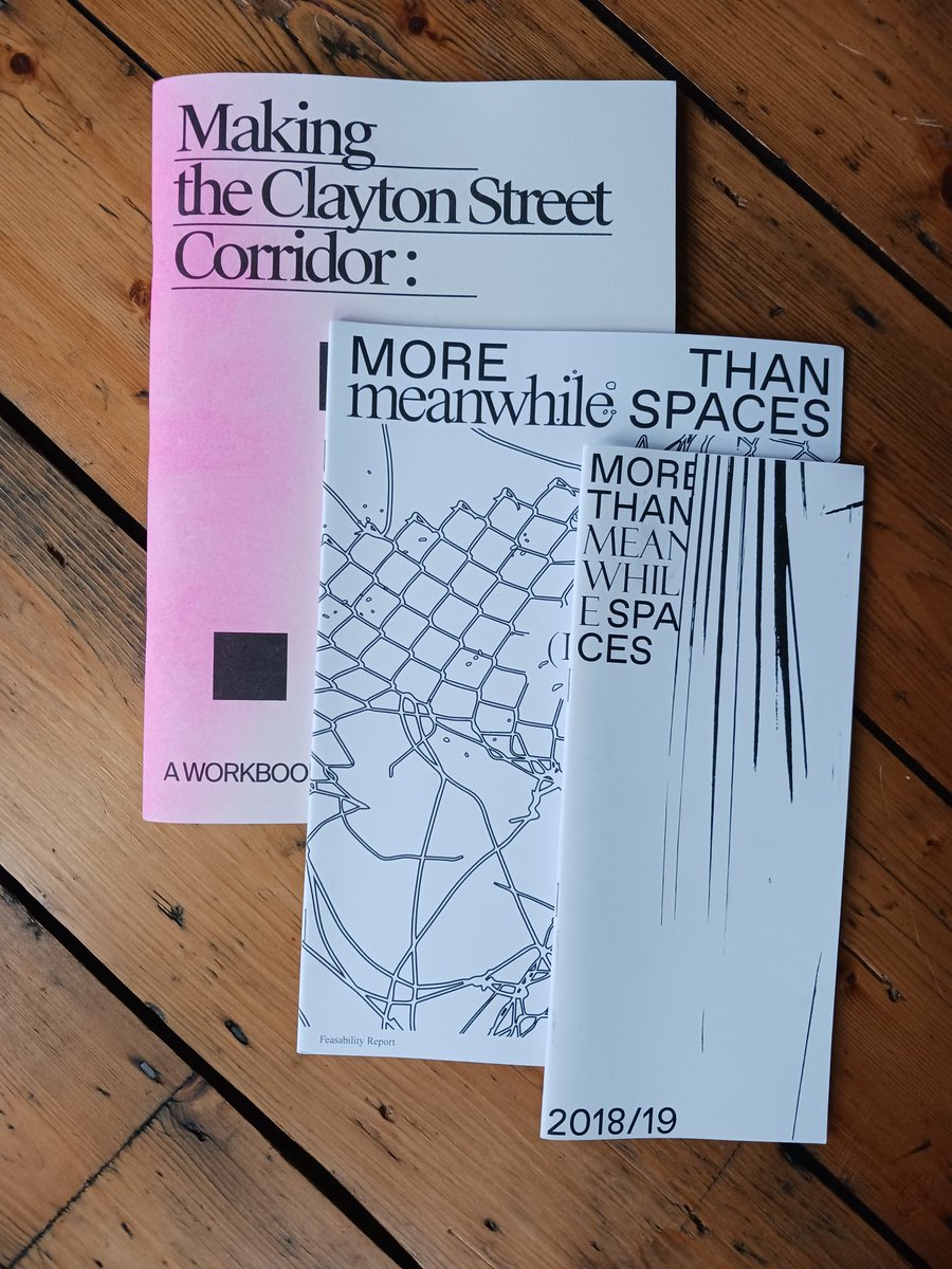 EmmaCoffield's tweet photo. We've been working flat out on the latest workbook/report in our series on #meanwhile space in the arts - and I finally got to see the latest one in print! https://t.co/Cdk7Deu0A9