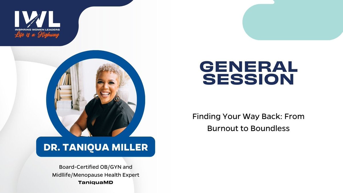 Do you feel burnt out? In Dr. Taniqua Miller's session, participants will take a deep dive into the different forms of burnout and how they manifest.

Register for IWL 2023: go.ufl.edu/nl3l2na