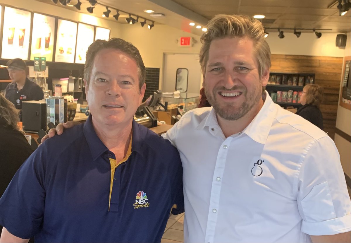 Enjoyed bumping into ⁦<a href="/CurtisStone/">Chef Curtis Stone</a>⁩ at coffee today! ⁦<a href="/GPSTPETE/">Firestone Grand Prix of St. Petersburg</a>⁩ ⁦<a href="/IndyCaronNBC/">INDYCAR on NBC</a>⁩
