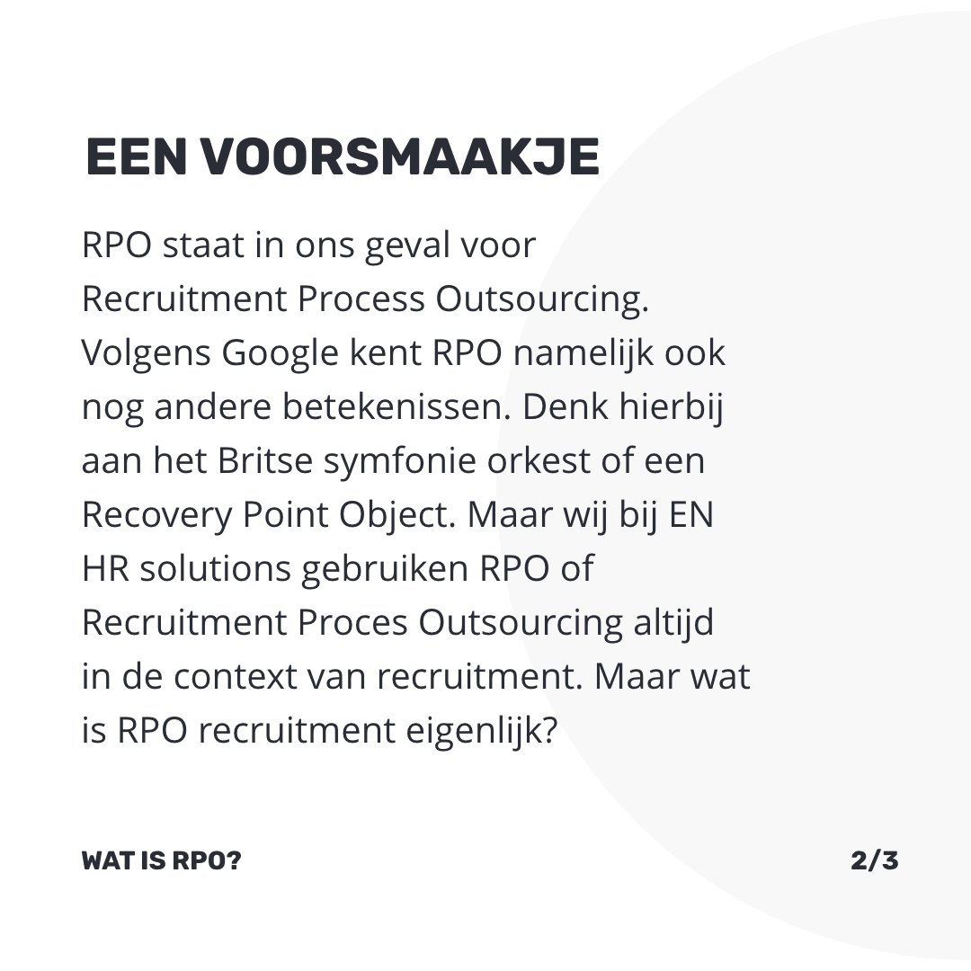 ENHRsolutions's tweet photo. ❓Wat is RPO?
⏰ 5 minuten leestijd
✍🏼 Lodi Planting
 
https://t.co/mcKu5YbNNI
 
#recruitment #arbeidsmarktcommunicatie #AMC #blogpost #enhrsolutions #lodiplanting #RPO #recruitmentprocessoutsourcing https://t.co/kJ7yeviA4o