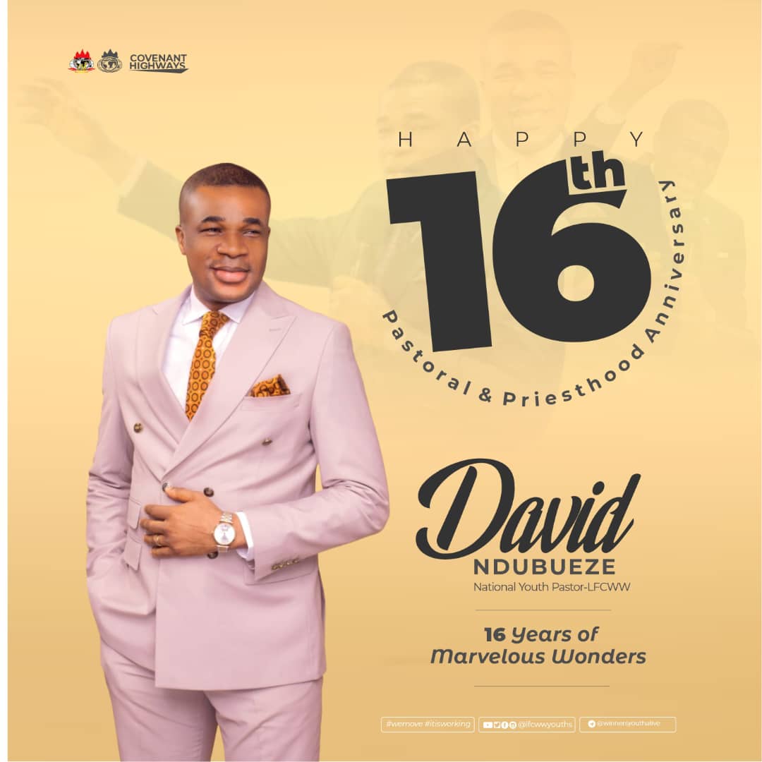 youthaliveglb's tweet image. Happy 16th year pastoral and priesthood anniversary to our Father in the Lord, the National Youth Pastor, LFCWW

#itisworking
#marvelouswonders
#HappyPastoralAndPriesthoodAnniversary
#covenanthighways
#youthalivefellowship