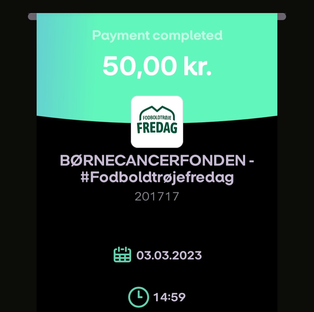 #fodboldtrøjefredag 

Trøjen var givet, det skulle selvfølgelig være <a href="/EsbjergfB/">Esbjerg fB</a>! 

Hvis du kan, så doner gerne direkte til Børnecancerfonden via mobilepay 201717