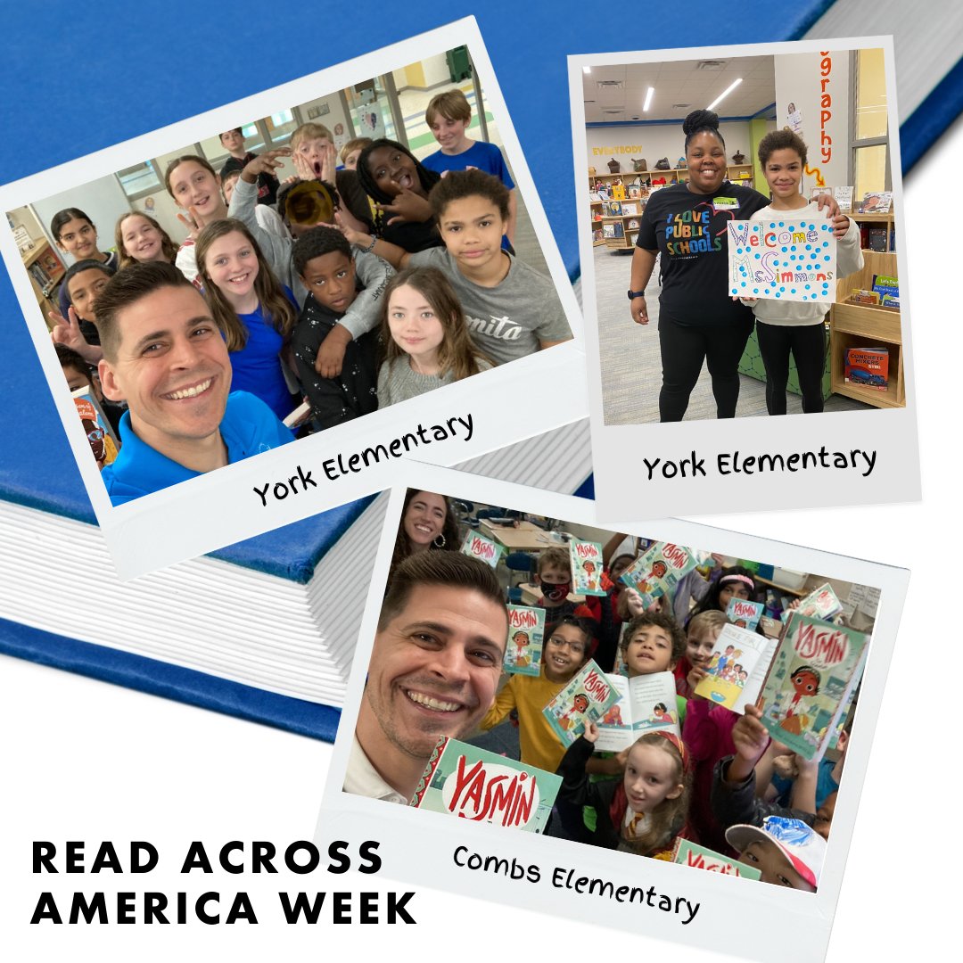 wakeedpa's tweet photo. We geared up for #ReadAcrossAmerica. Our very own Programs team read at York and Combs Elem.
Thank you to Ms. Graebe (@MsGraebe), Ms. Fuller, Ms. Graves (@lizgraves241), and Ms. Gill for having such inviting classrooms! @YorkESBulldogs @CombsElementary #supportingliteracy https://t.co/qZ1uTpkhPD