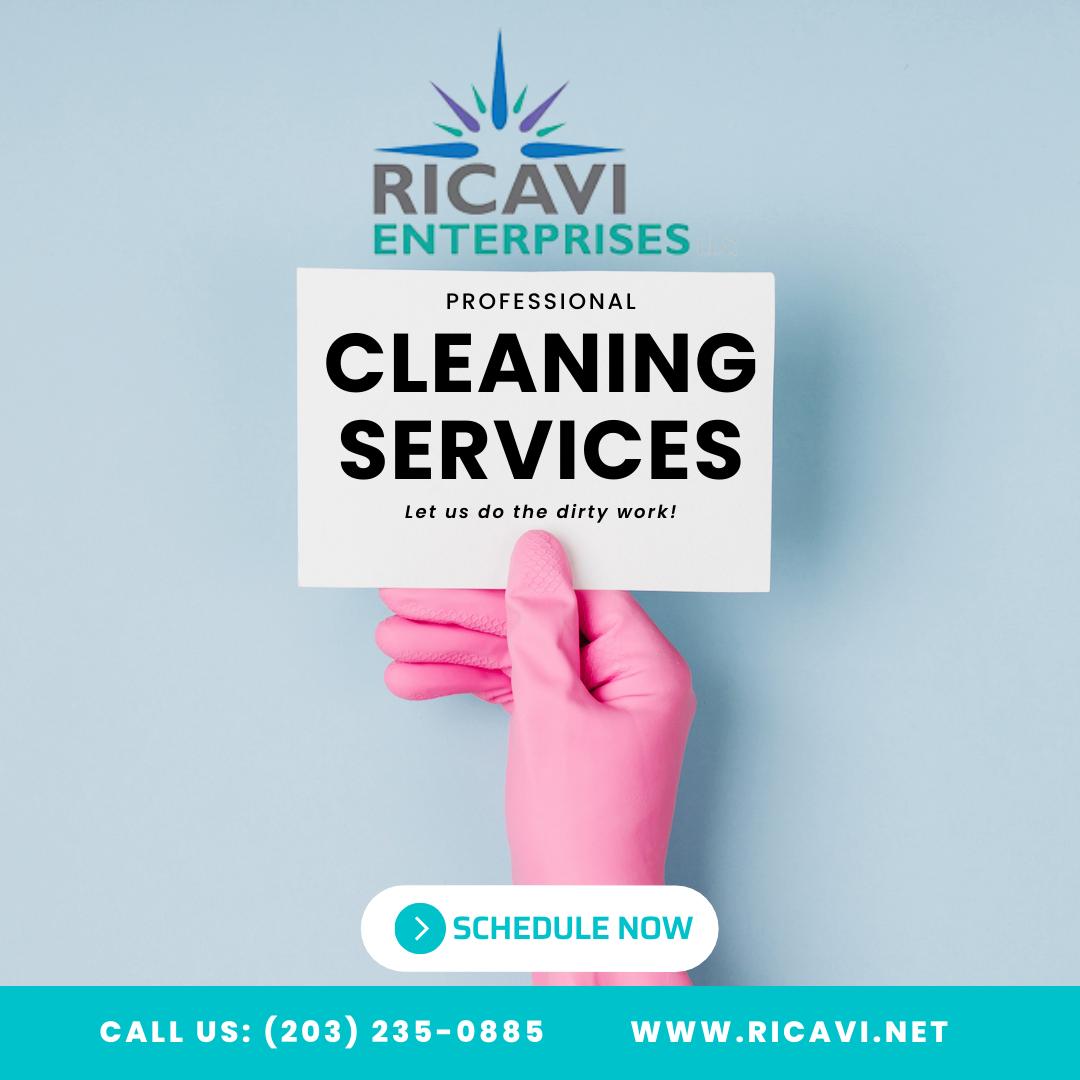 RT twitter.com/CleaningThymer… RT @RicaviLLC: At #RicaviEnterpriseLLC, we're dedicated to providing you with quality cleaning services. Our team of #cleaners is here to help you keep your #h…