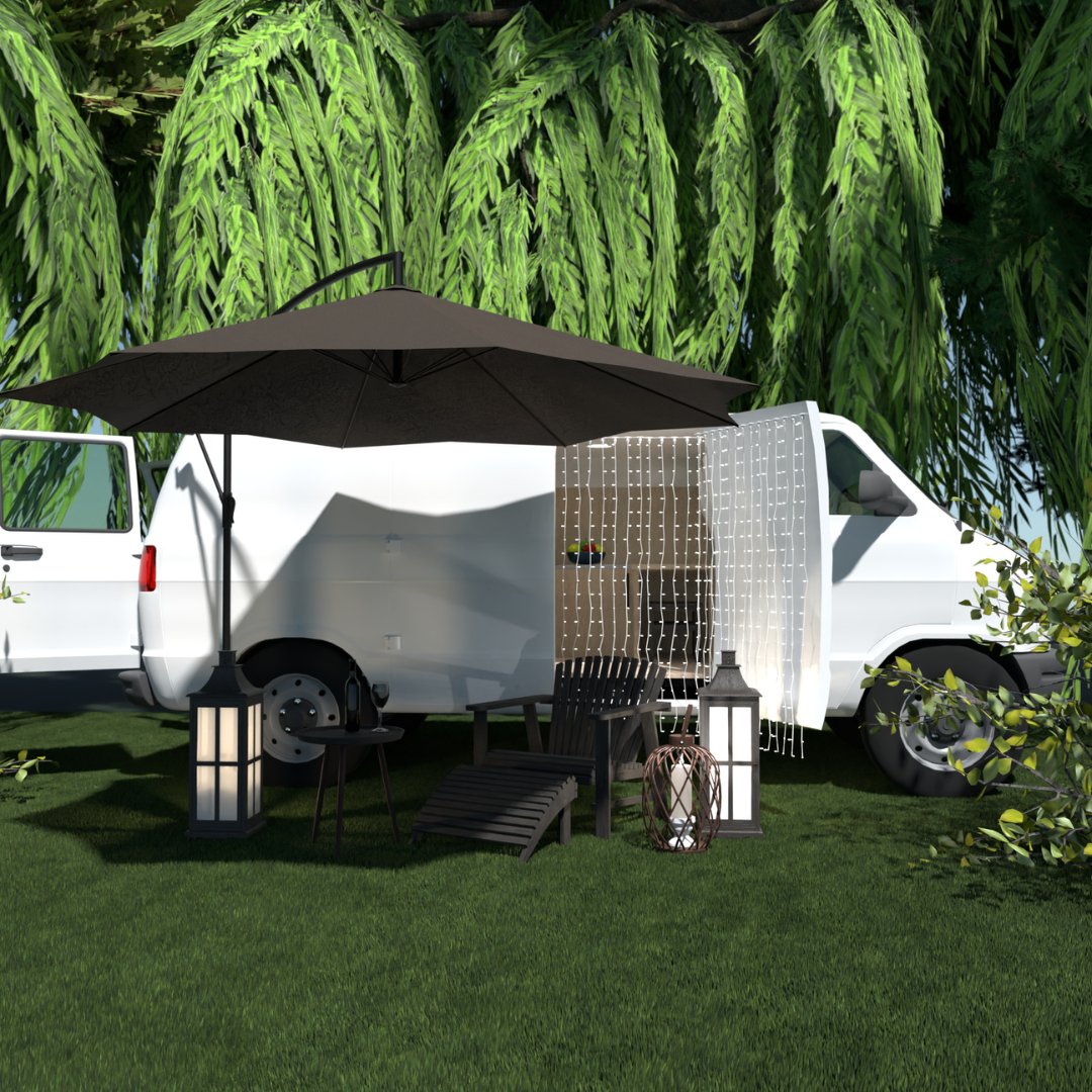 Planner5D's tweet image. #TheProjects that are #unusual to witness: A private jet, a boat that can transport you anywhere in the world, van life, grandmother's home. 👇