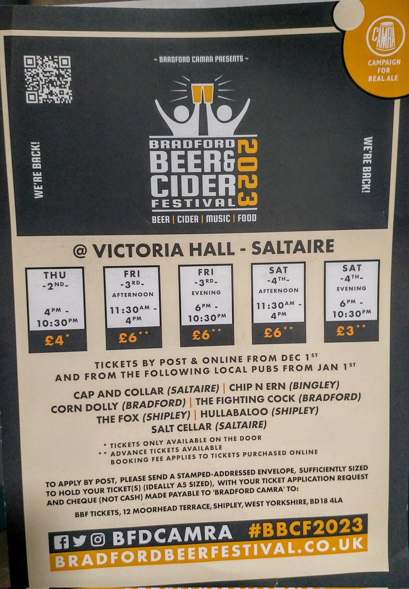 Possibly the best Scotch Egg in the World? Here at Bradford Beer and Cider Festival - IMHO the answer is Yes!! It was like four sausages + 1 egg. Perfect with some cider. <a href="/BfdCamra/">Bradford Camra</a> <a href="/CAMRA_Official/">CAMRA</a>