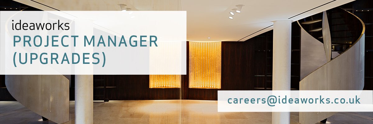If you agree variety is the spice of life, we have the role for you! Every project is different, and no two days are the same.

Full details and other vacancies can be found on our careers site ideaworksfamily.co.uk

#hiring #ideaworksfamily #projectmanager #upgrades