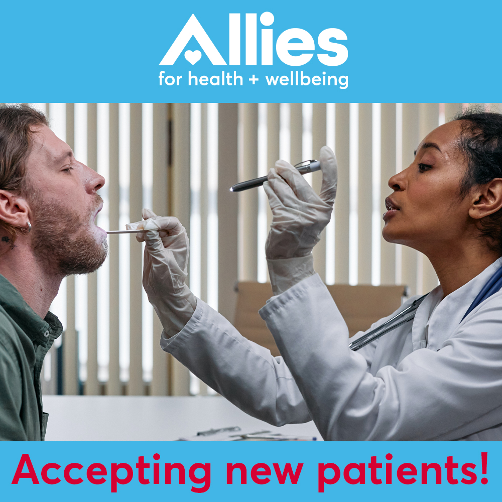 Have you been putting off that gyne visit? Allies is the place for you! We are currently accepting NEW PATIENTS across all our service areas, including HIV specialty care. Make an appointment today - 412-345-7456 or visit our website at AlliesPGH.org.