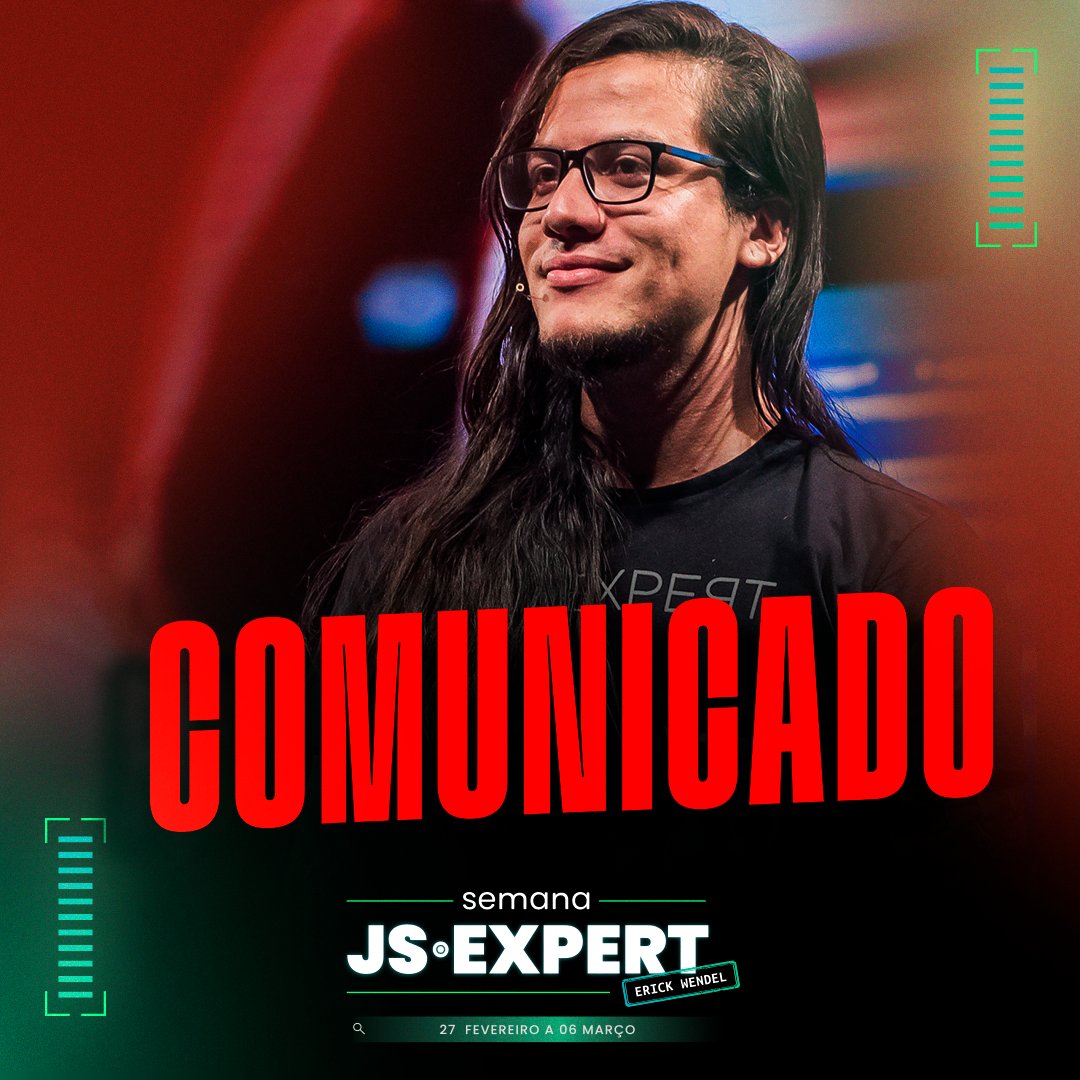 erickwendel_'s tweet photo. Agora simmmmm, finalmente abriremos as inscrições para o Treinamento JS Expert 🔥🥳

🧵/1

#javascript #premiumtraining #nodejs #semanajsexpert #treinamento #js https://t.co/3bR3NfcCrx