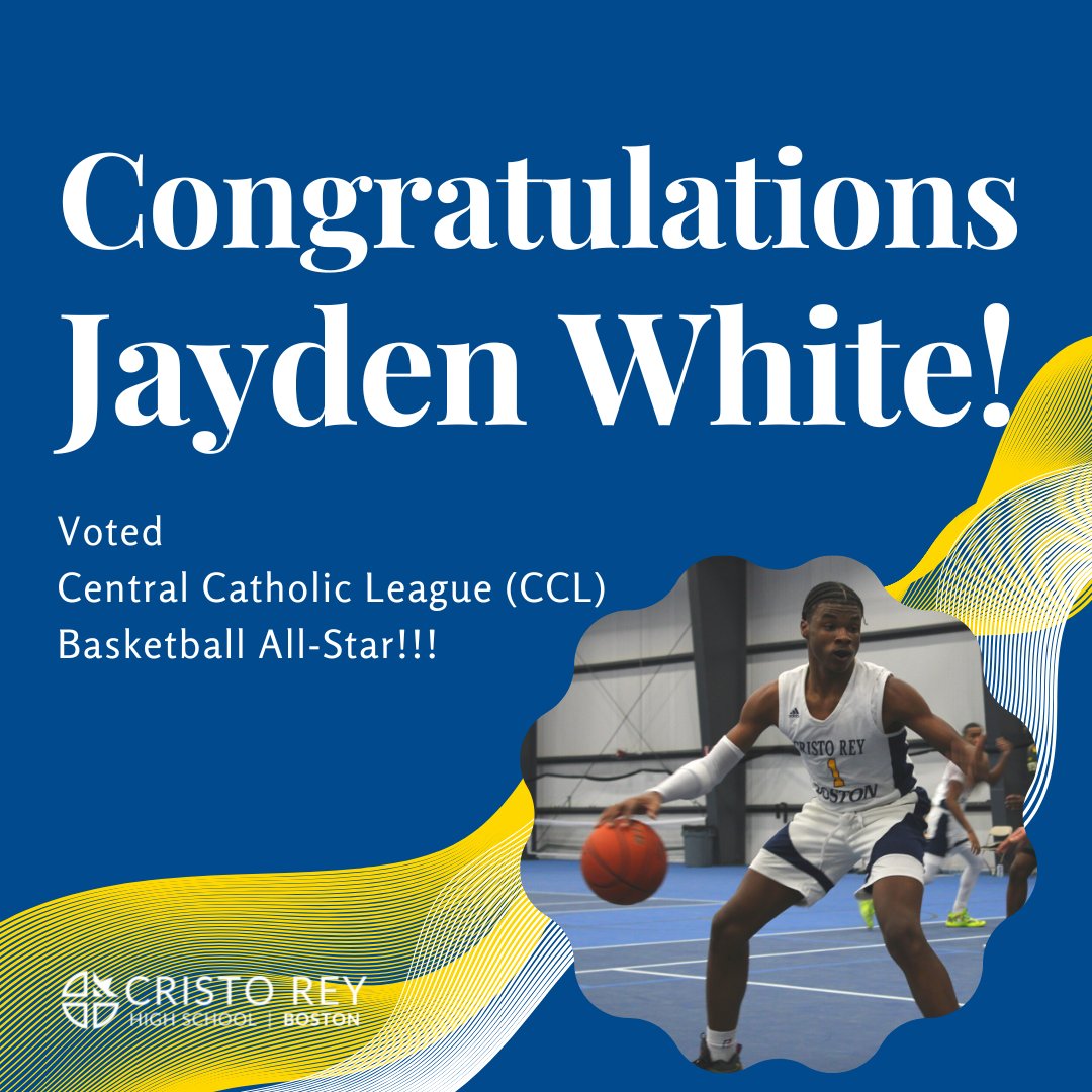 Excited to see Jayden chosen as a CCL Basketball All-Star.  Student-athletes at CRB must manage their work-study placement schedule, academics, and basketball.  This standout basketball player from Dorchester has a lot to be proud of. Congratulations! <a href="/MathWorks/">MathWorks</a> <a href="/RosemaryJPowers/">Rosemary Powers</a>