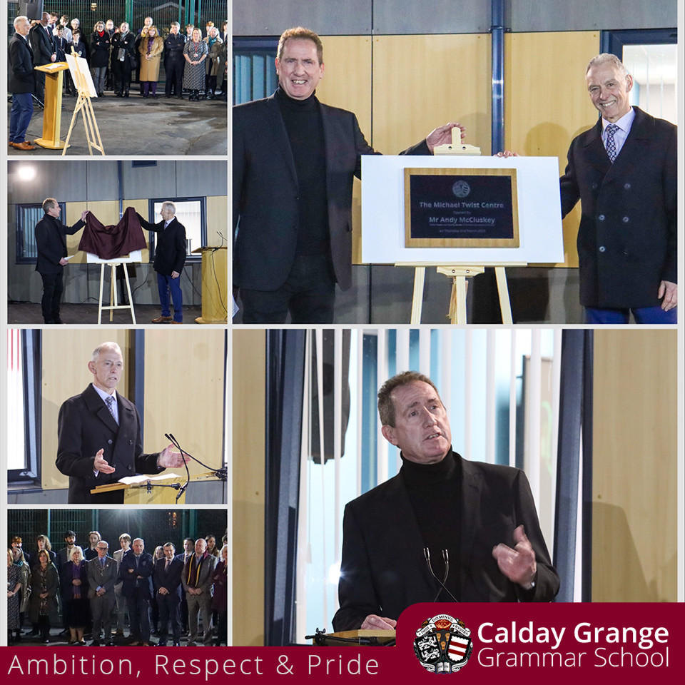 Last night we celebrated the official opening of The Michael Twist Centre. Andy McCluskey, former student and founding member of Orchestral Manoeuvres in the Dark, was our special guest, who unveiled the plaque in a beautiful ceremony.