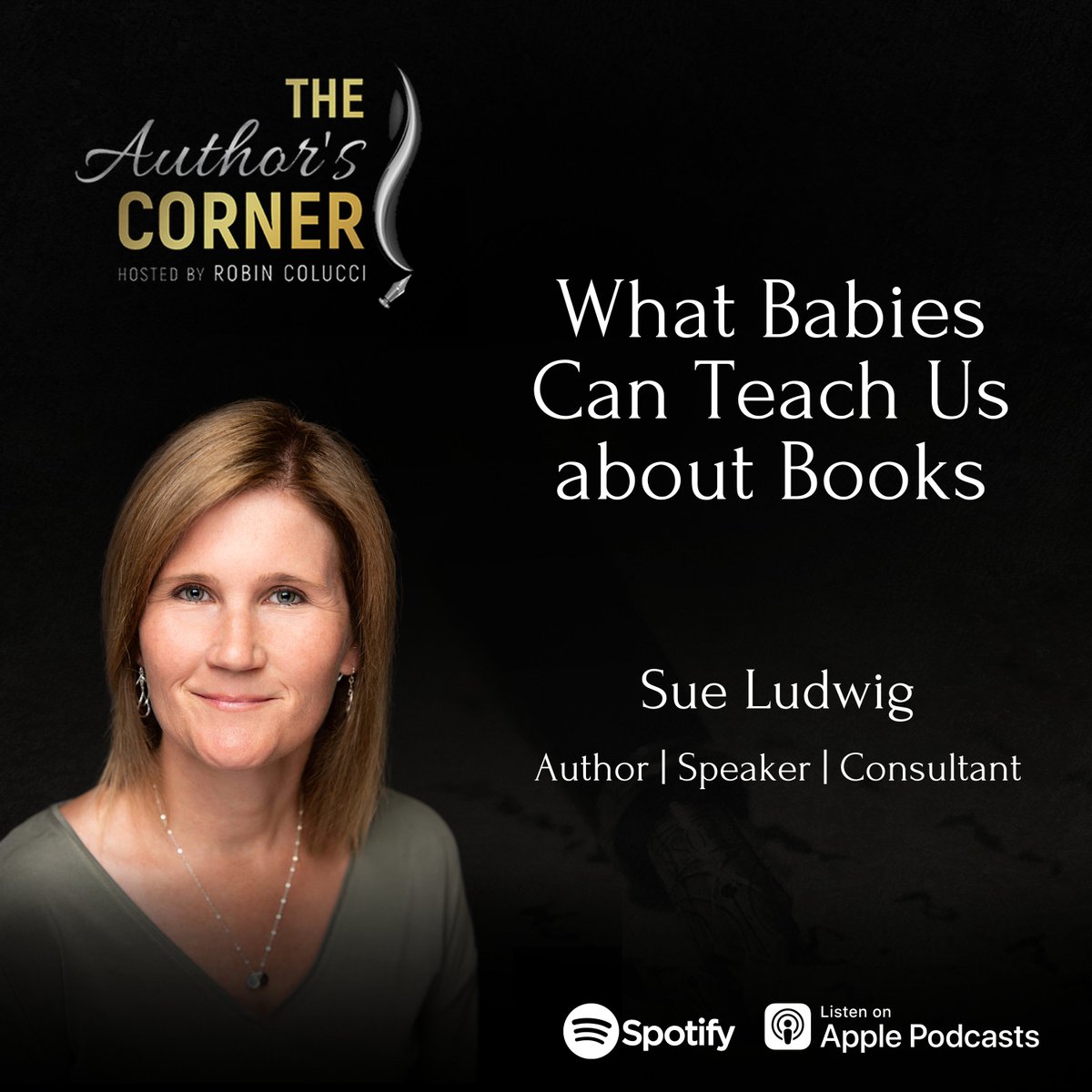sueludwig's tweet photo. Writers, creatives, speakers, and project completers...
I hope you enjoy listening. :)
Thanks to @Robin_Colucci and The Author's Corner for the opportunity!
https://t.co/jOPXYOOoR4
#tinyhumansbiglessons #podcast #authors #purpose #creativeprocess #speakers #writers #purpose https://t.co/4PjlNtiyRt