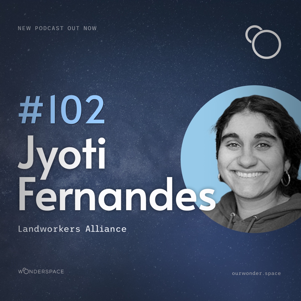 This week we orbit with Jyoti Fernandes, smallholder farmer and head of policy at @LandworkersUK. "I wanted to create a social movement of people who want to return to the earth and actually heal and restore it”. Nominated by our 44th guest <a href="/abby_super/">Abby Rose</a>

🎧 sptfy.com/ws102