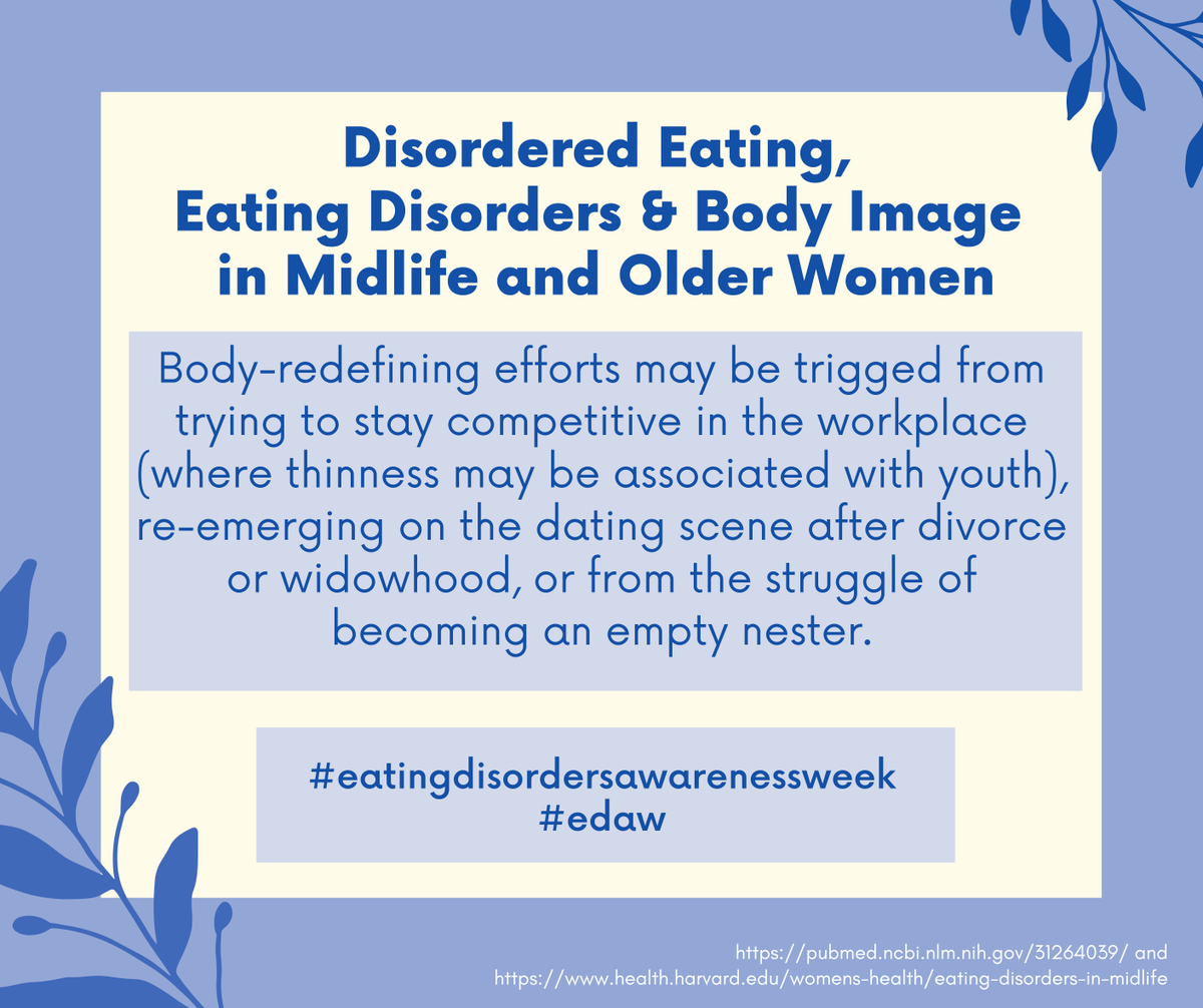 EDCoalition's tweet photo. More information on the impact #eatingdisorders have for midlife and older women. 

#eatingdisordersawarenessweek #edaw https://t.co/nK4c1bFTgd