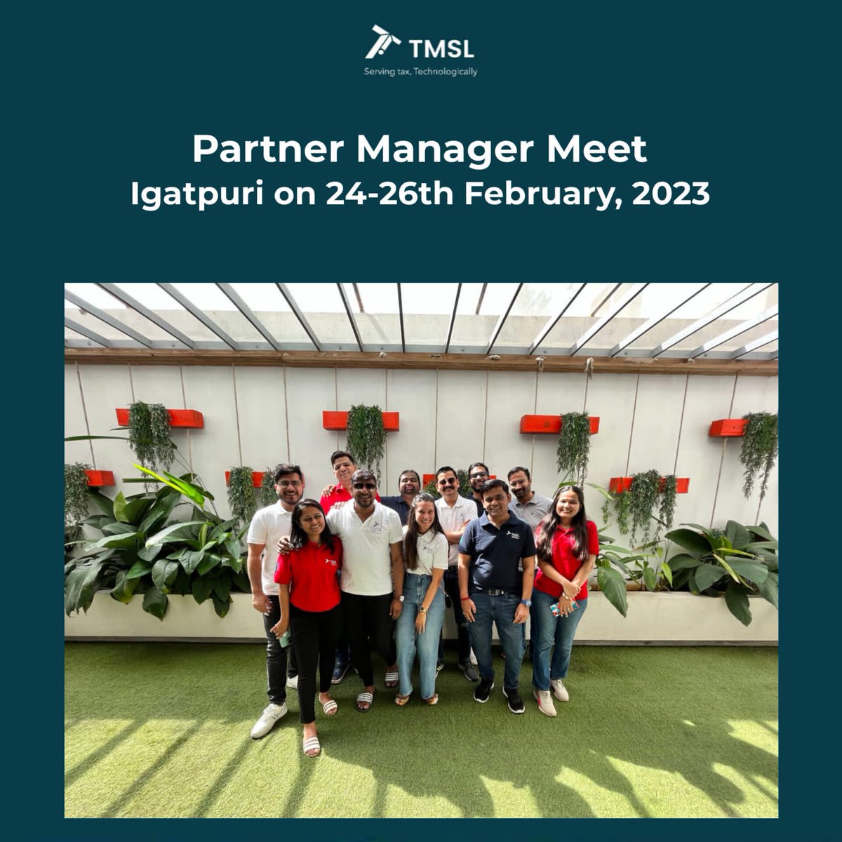 tmslglobal's tweet photo. TMSL values employees as the most valuable asset. PMM is the foundation for collective decision-making and the recent PMM on 24th-26th Feb reflects our commitment to employee satisfaction and success.

#TMSL #TMSLGlobal #PartnerManagerMeet #InnomateKiyaKya #TaxTechnology https://t.co/Jbm2mkzboL