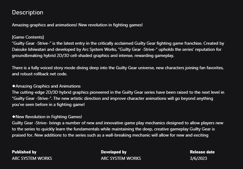 Wario64's tweet photo. Guilty Gear -Strive- coming to Xbox (Xbox/PC Game Pass) next week on March 6th https://t.co/R0r48ytQR2 https://t.co/x6lPNstENX