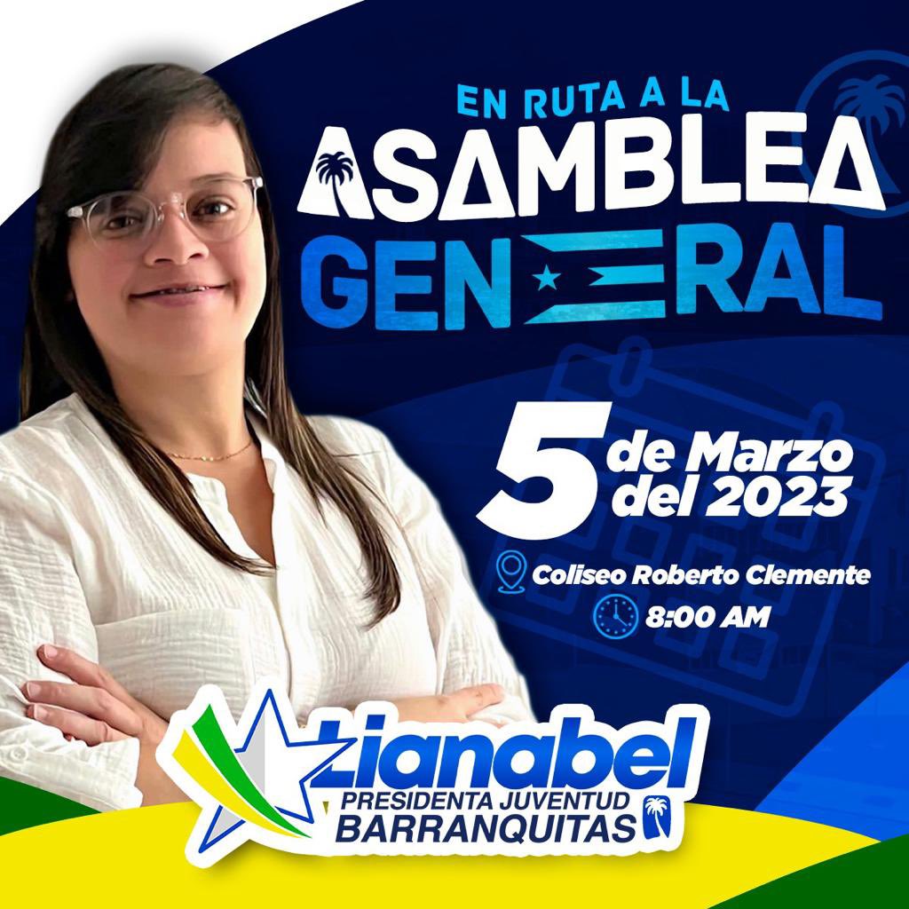 LianabelOrtiz's tweet photo. ¡Buenos Días! ☀️

A 2 días de nuestra Asamblea General 🌴🇺🇸 Este domingo nos quedamos con el Clemente 🌴🇺🇸💪🏻

#VamosConTodo
#SiemprePresente
#JPNP https://t.co/Zi49r5CCe1