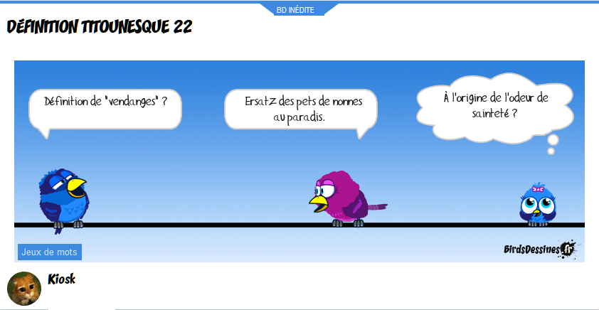 kiosk_kiosquec's tweet photo. #BirdsDessinés
Strip 2023-432 https://t.co/0u7uAFpPhD