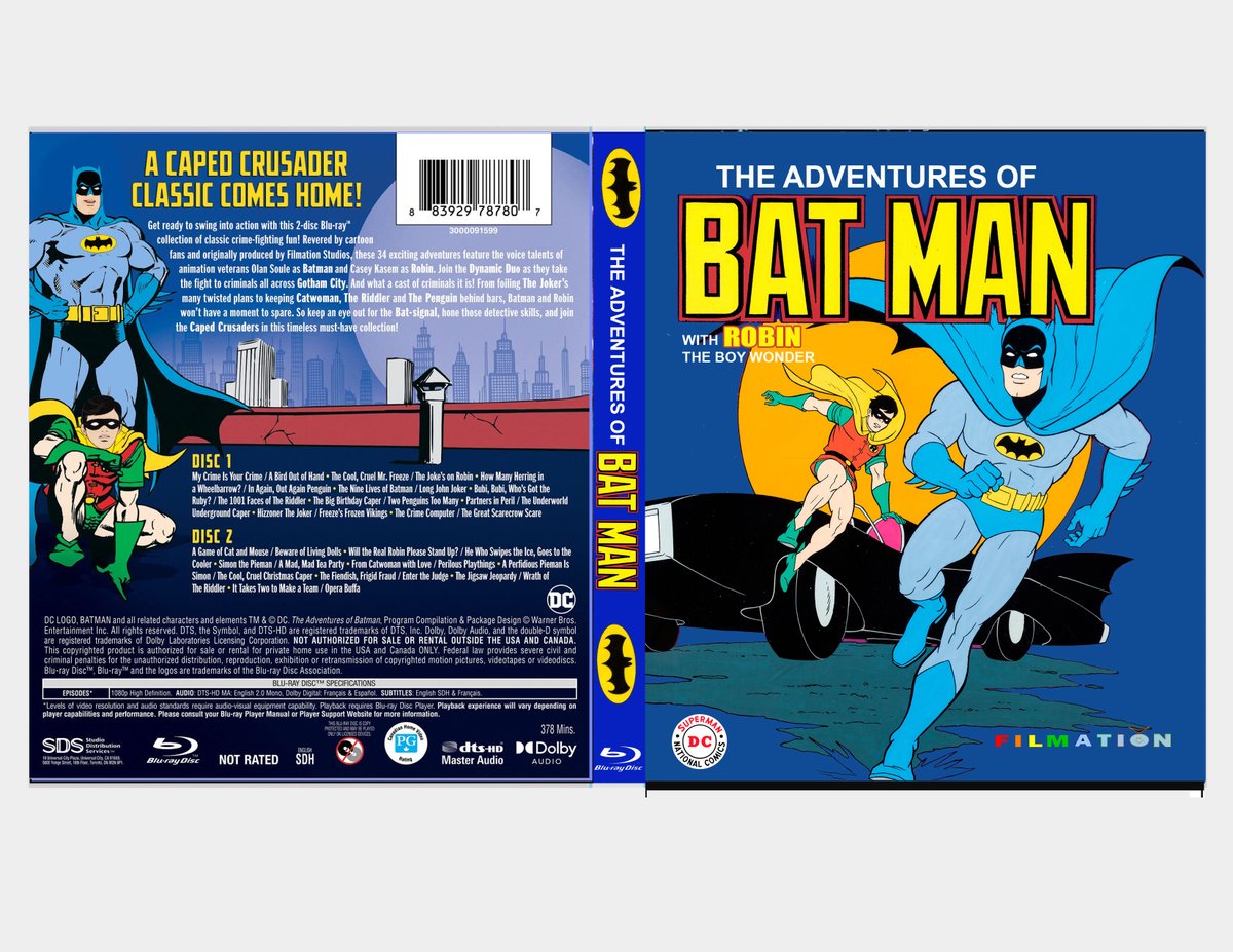 OldtimesD's tweet photo. After seeing the sleeve art used for the upcoming 60's Batman cartoon was all  wrong, I mocked up my own. If I buy one, I'll be replacing the sleeve  with my own design.
#oldtimesdigest #batman #filmation #60scartoon #superfriends #mego https://t.co/Av0NouJY7D